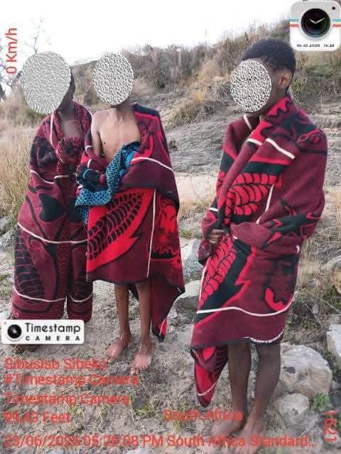 Boys rescued from the illegal initiation school in Standerton. Photo: Supplied