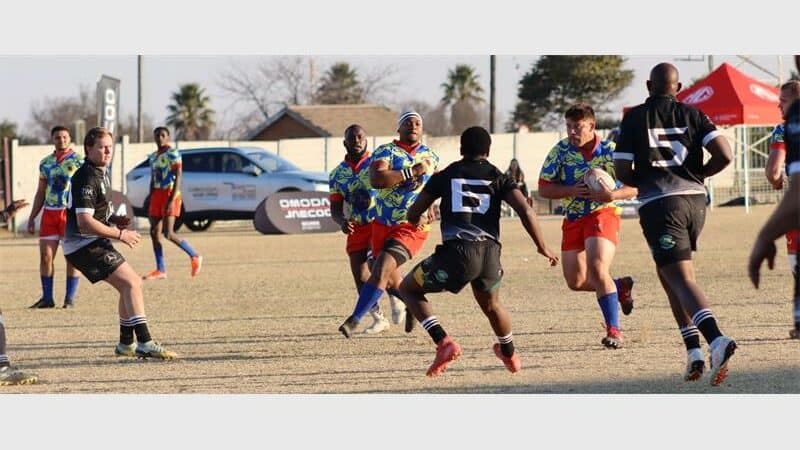 Men playing club rugby