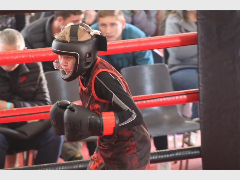 a boxer in the ring