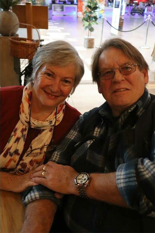 two elderly people