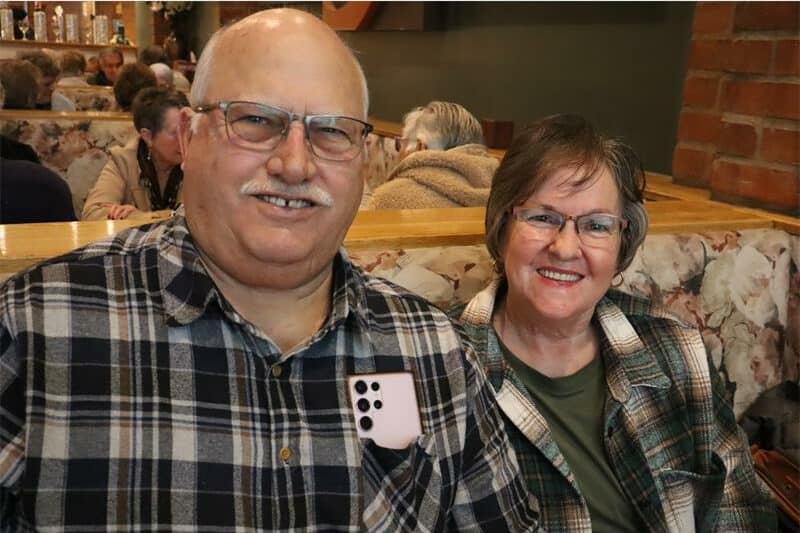 two elderly people