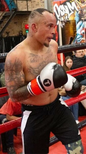 a fighter with lots of tatoos