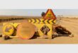 roadworks and holes in the tar