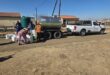 people get water from a water tanker
