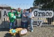four people with sanitary products