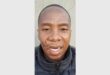 man with facial injuries
