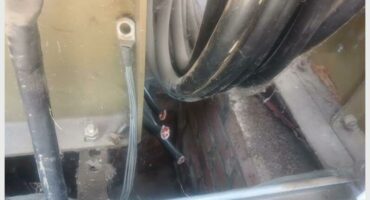 cut copper cables