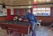 a man playing pool