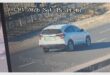 video footage of a car driving away