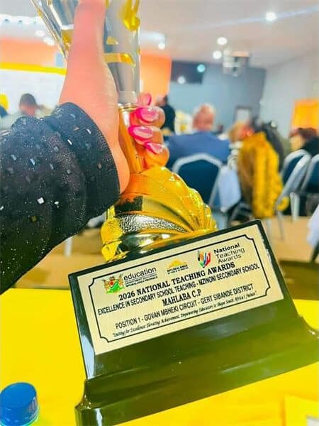 a trophy