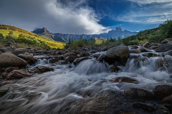 a landscape photo of a river