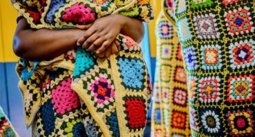 colourful crocheted blankets