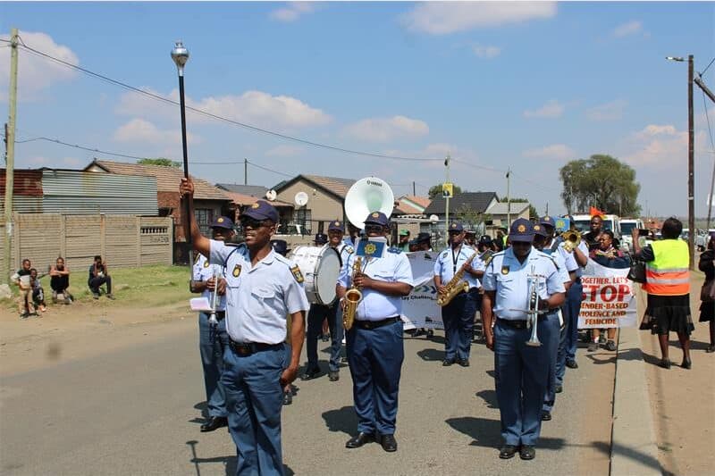 Police marching band