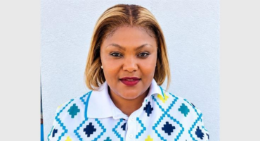 woman with colourful shirt