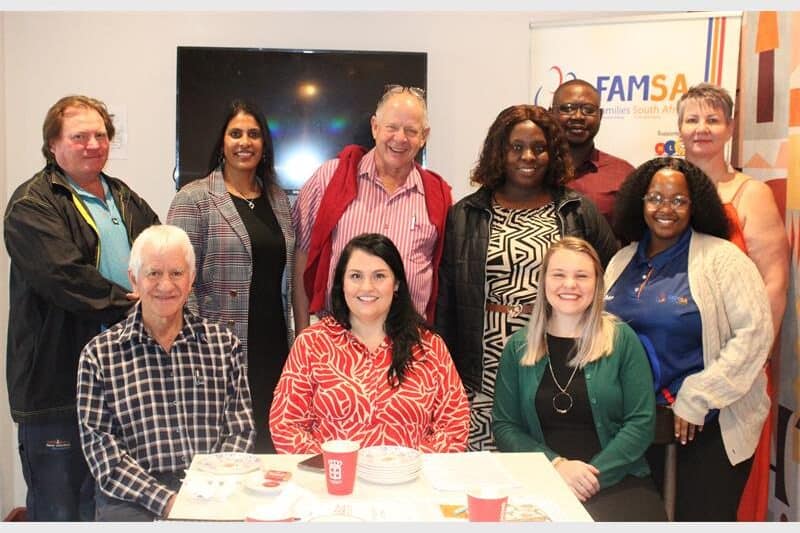A group photo of several people