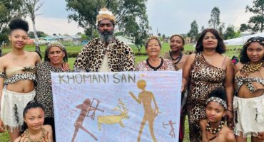 people in traditional wear