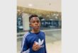 young man with a blue t shrt